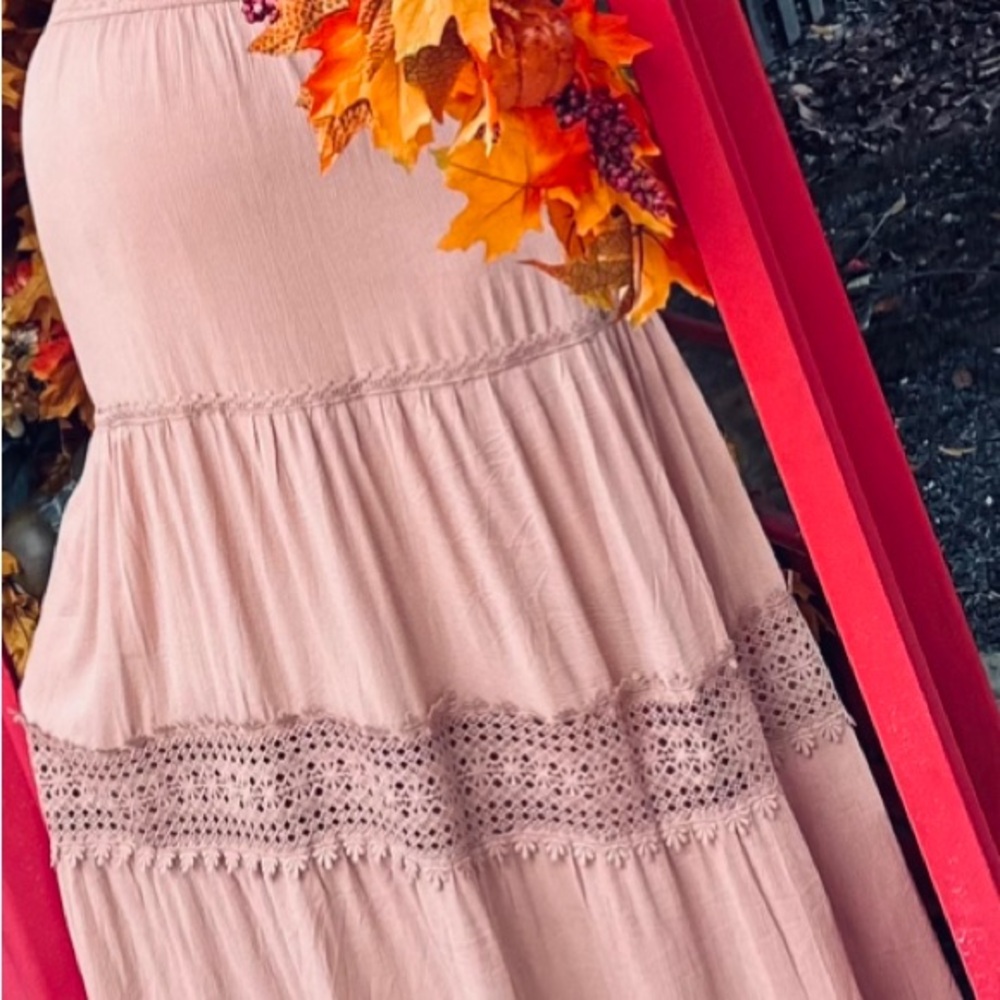 Strapless Pink Dress